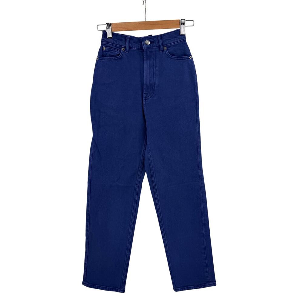 Everlane Tall The Way High Straight Jeans in blue Size 23T